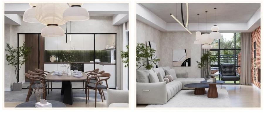 Locuință tip duplex cu design modern și curte proprie | 800m Colosseum mall - 4