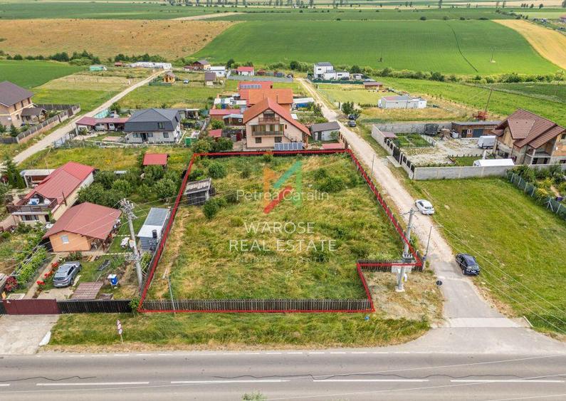 Teren intravilan | Satu Nou | Halchiu | Curent Gaz Apa