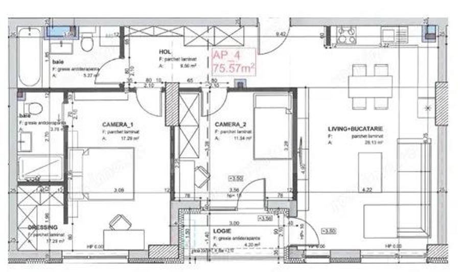 COMISION 0 | APARTAMENT 3 CAMERE | SEMICENTRAL | zona The OFFICE - 1