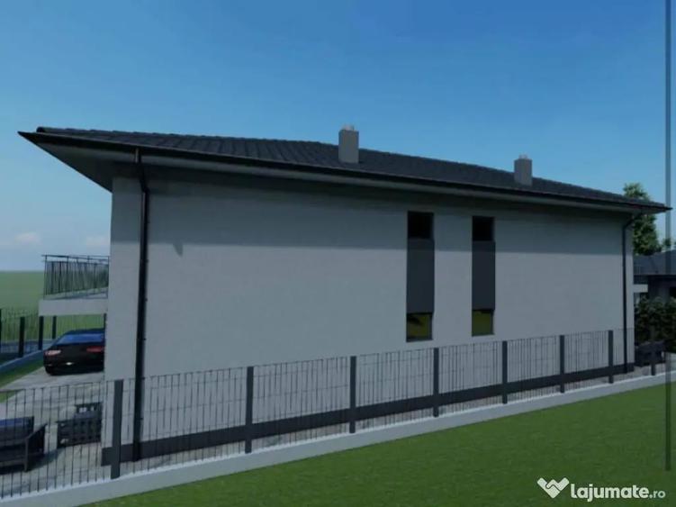 Duplex de vanzare, 124 mp, la rosu - 1