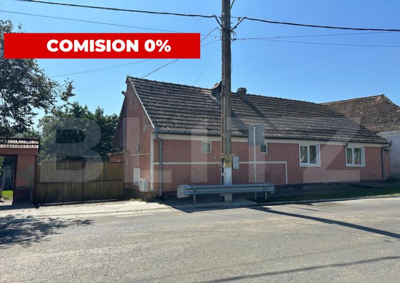 Casa saseasca de vanzare, curte, gradina, teren 3000 mp - Ji - 18