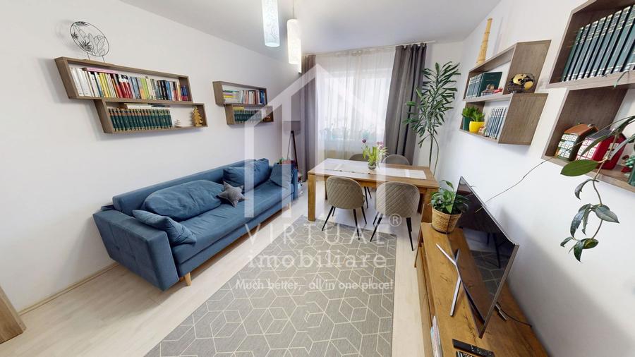 Apartament cu 3 camere, 74mp utili+2 balcoane, etaj 2/4, zona Turnisor - 6