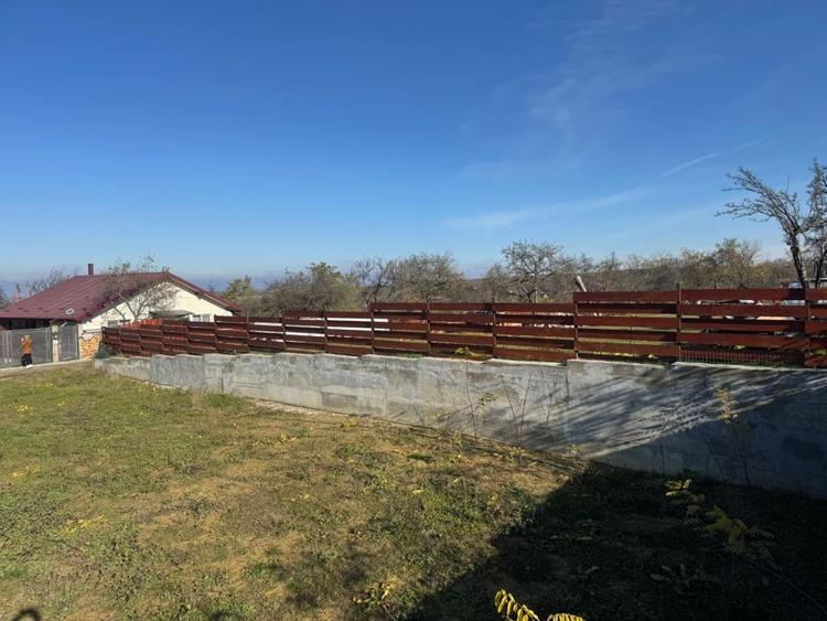 Vanzare  1400mp teren imprejmuit 2 loturi pt casa Adancata - sub padure - 11