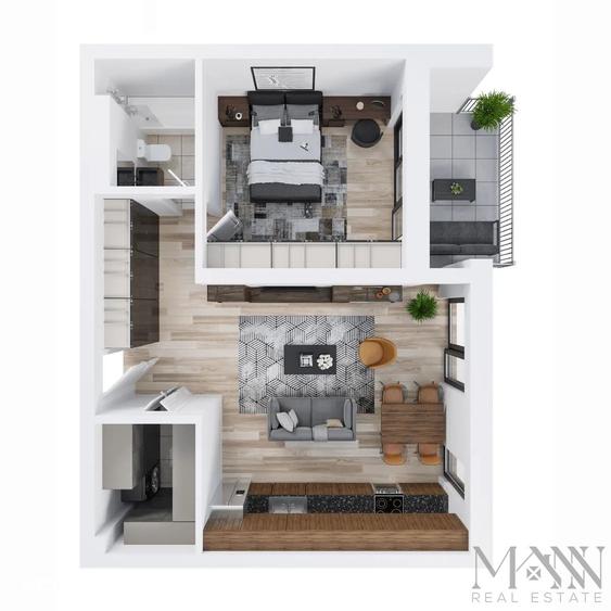 Apartament cu 2 camere în Central