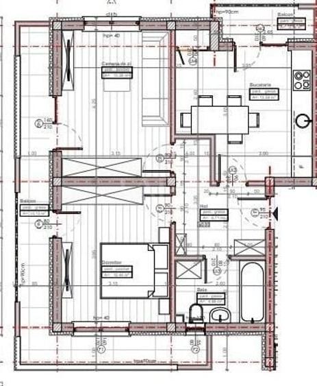 Apartament cu 3 camere decomandat în Apahida