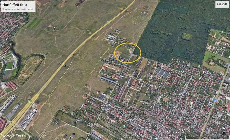 Teren de 5000 mp, în Central