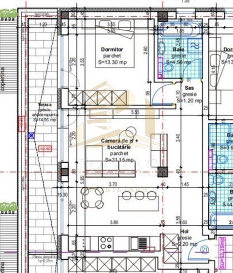 Penthouse de 2 camere - Parcare | Baciu - 2