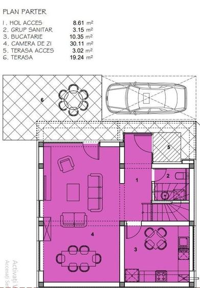 vila indiv-stil medit.,2parcari,curte/centru Popesti-Leordeni - 3