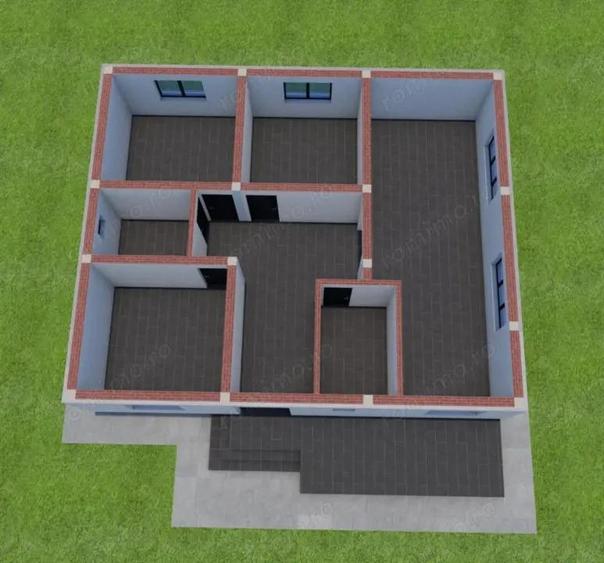 Casa Parter, zona Damila, teren 307mp - 1