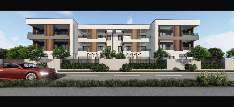 APARTAMENT 3  DORMITOARE, 2 BAI, LIVING, BUCATARIE, TERASA ACOPERITA 2OMP, CURTE
