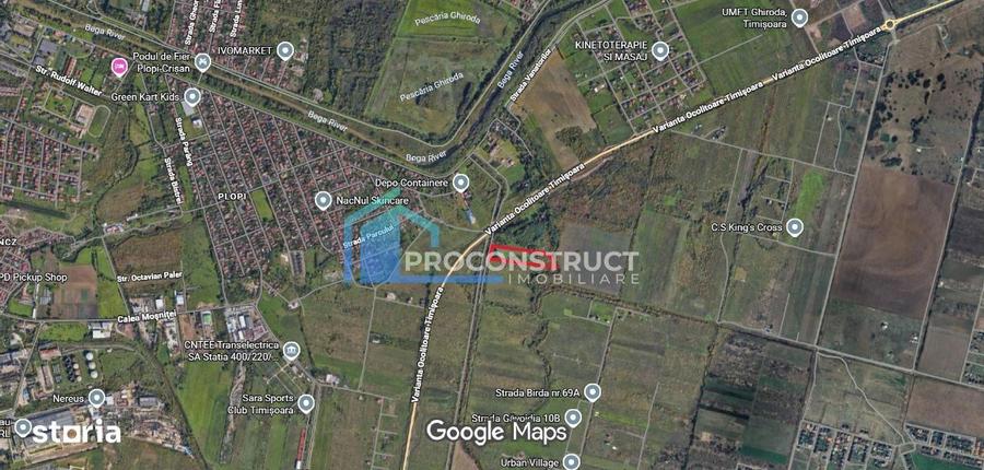 Teren intravilan Timisoara | 11.273 mp | Front 40 ml | 0% comision - 2