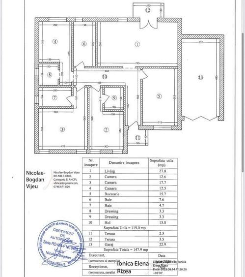Singulara pe parter | placa de beton | 525mp teren | garaj - 26