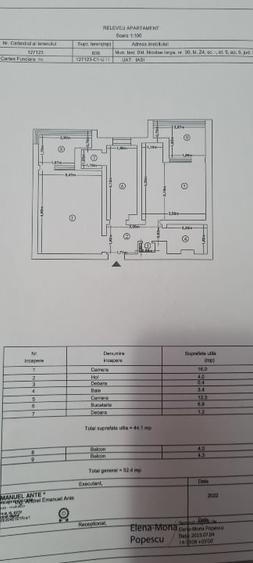Apartament 2 camere Decomandat, Et. Interm., Podu Ros - 7