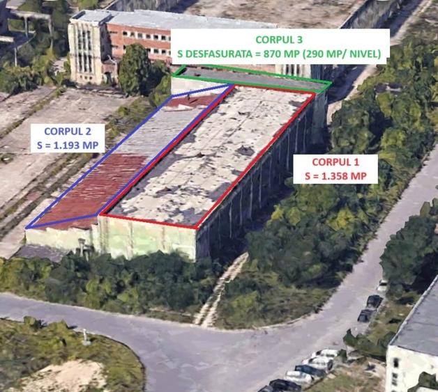 Proprietar vand Hala si Spatii Birouri S=3.400 mp pe Platforma Industriala Roman - 1