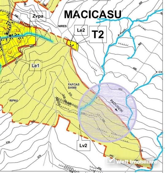 Teren in Macicasu - Chinteni, 2900 mp, intravilan, Lv2 - viitoare constructii - 3