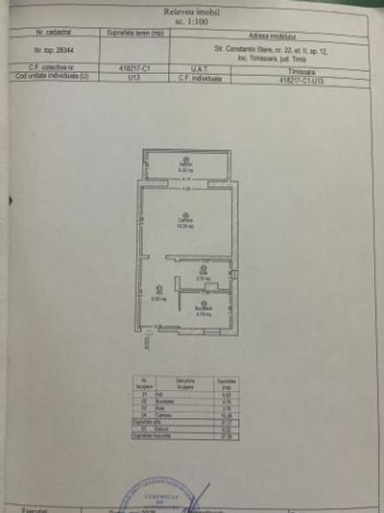 VAND APARTAMENT CU 1 CAMERA- PROPRIETAR -ZONA TORONTALULUI - 9