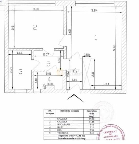 2 camere  |  Decomandat  | Sala Palatului | Creditabil - 9