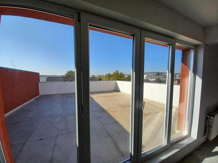 Apartament 2 camere - terasa 76 mp in bloc cu lift Popesti Leordeni - Oltenitei
