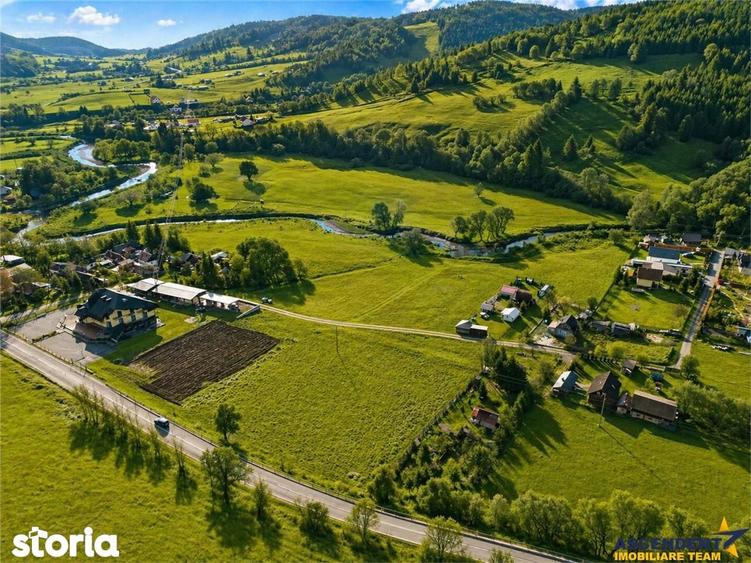 Teren cu potential, 3.100 mp, remarcabila incadrare, langa drumul prin - 3