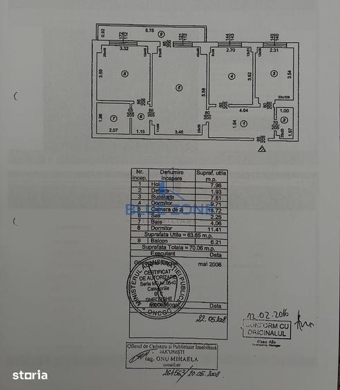 Apartament cu 3 camere în Titan