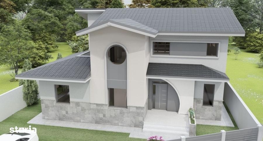 Super locatie, padure Rosu, vila in constructie 290 mp , teren 580 mp, - 18