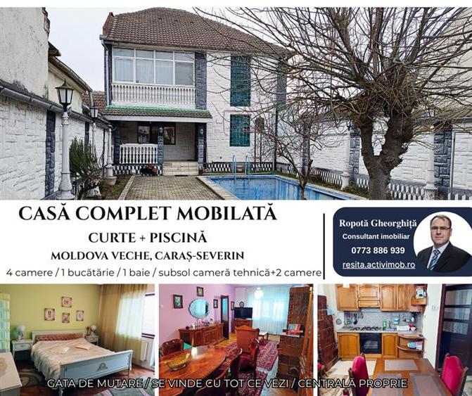 Casa cu teren 315 mp – Moldova Veche, jud. CS - 1