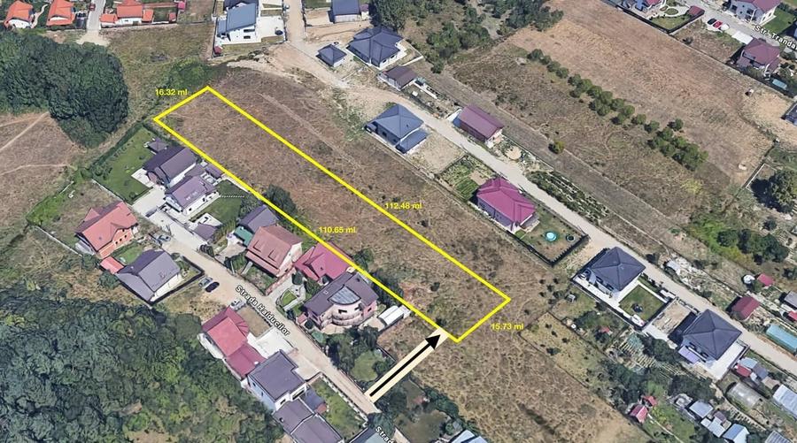 Teren intravilan 1972 mp - construibil - Bascov - 1