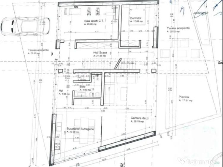 Casa, 6 camere, 213 mp,, zona Lunei - 1