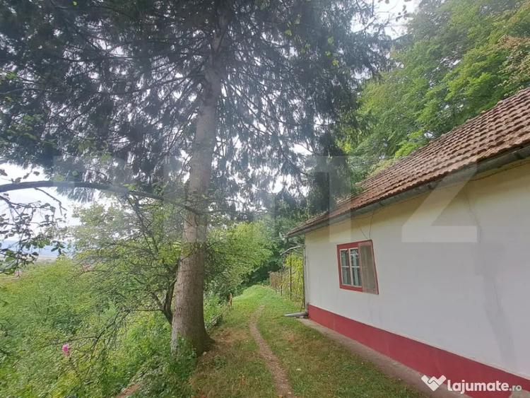 Casă cu 2 camere cu Teren 1000 Mp în Vulcan