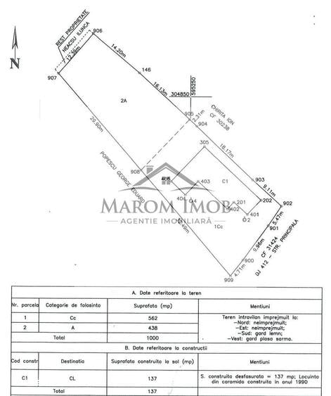 Casa la ro?u P+E, 1000 mp teren, utilita?i, acces asfaltat Campurelu - 3