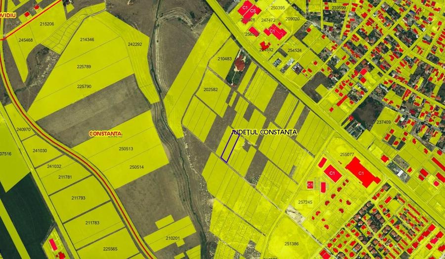 Teren intravilan construibil 2500 mp zona Boreal Bd.Tomis, pentru cartier de vil - 12
