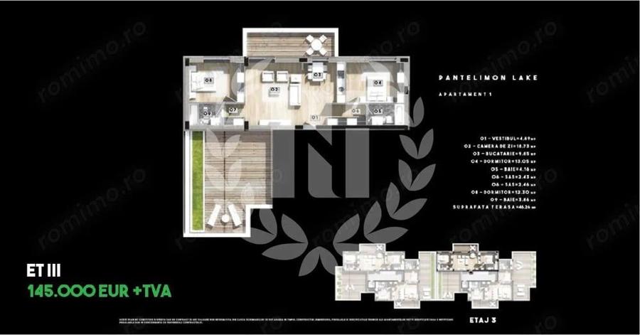 3 CAMERE DIRECT PE LACUL PANTELIMON GRATIS PARCARE + BOXA - 6