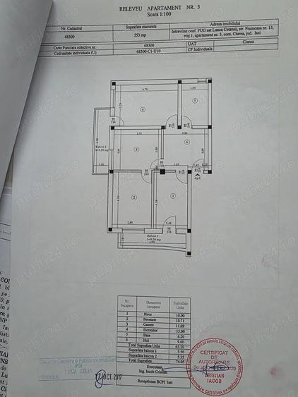 Apartament 3 camere decomandat - 5