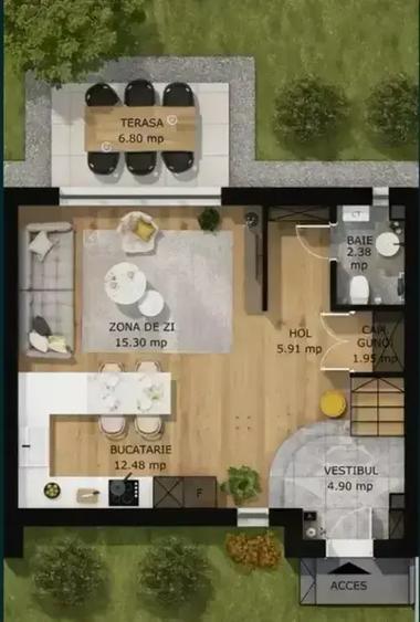 Casă 4 Camere în Pipera | Pompa de Căldură | Design Premium - 10