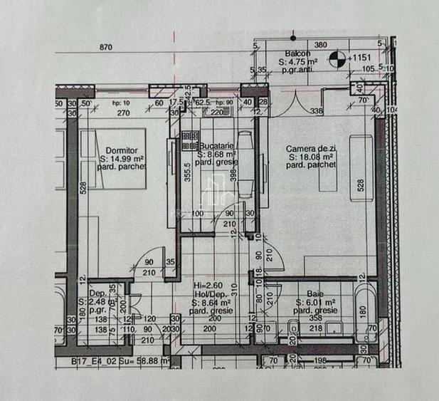Apartament 2 Camere 59 Mp de Vanzare, Maurer Residence - 4