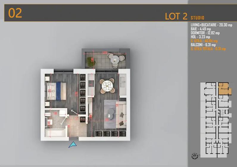 Apartament 2 camere Pallady metrou Nicolae Teclu - 3