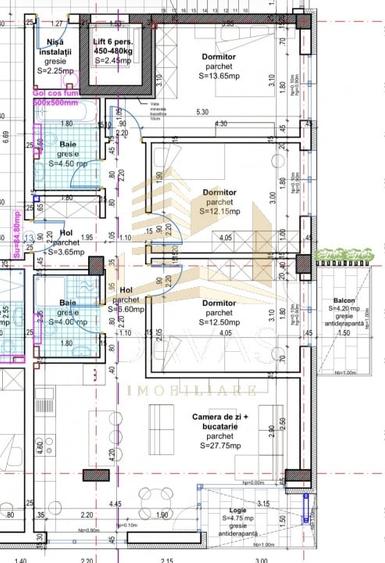 Apartament in bloc Nou de 4 camere - Parcare | Baciu - 3