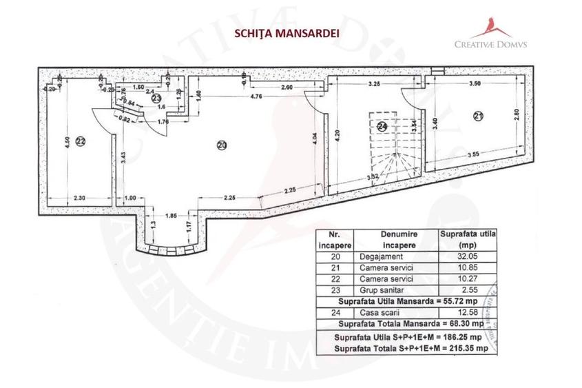 Vila cu 7 camere, 186 mp utili - Piata Muncii - 18