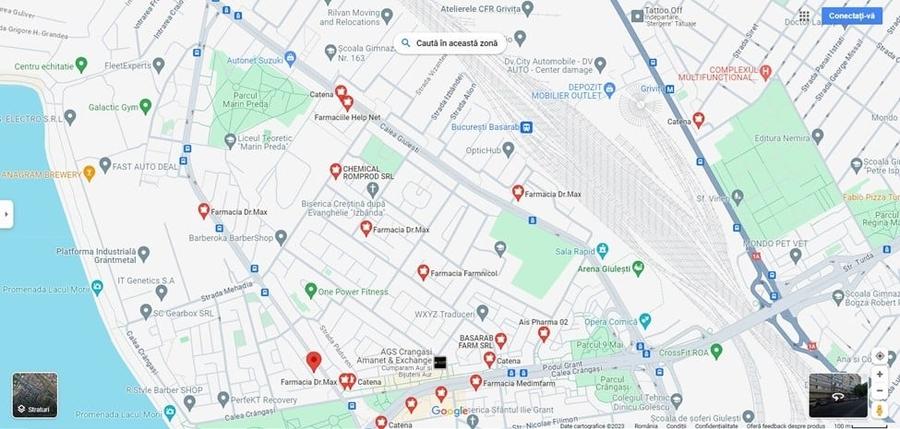 Bdul Constructorilor 26, Vitrina 10 m în stație STB, vad, fost PROFI, curent 380 - 3