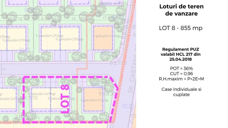 Mogosoaia I Teren intravilan 855 mp cu PUZ aprobat I P+2+M - 2
