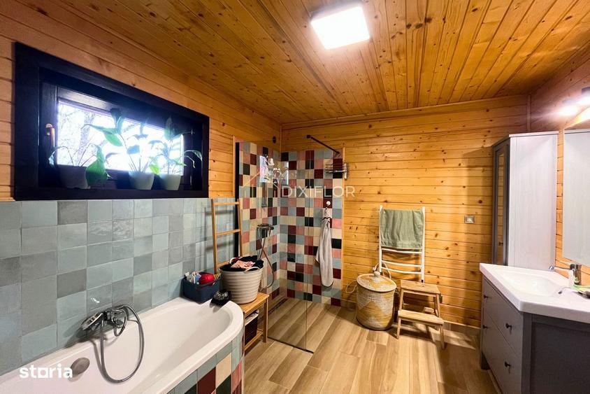 Casa rustica din lemn cu teren generos | Curteni - 9