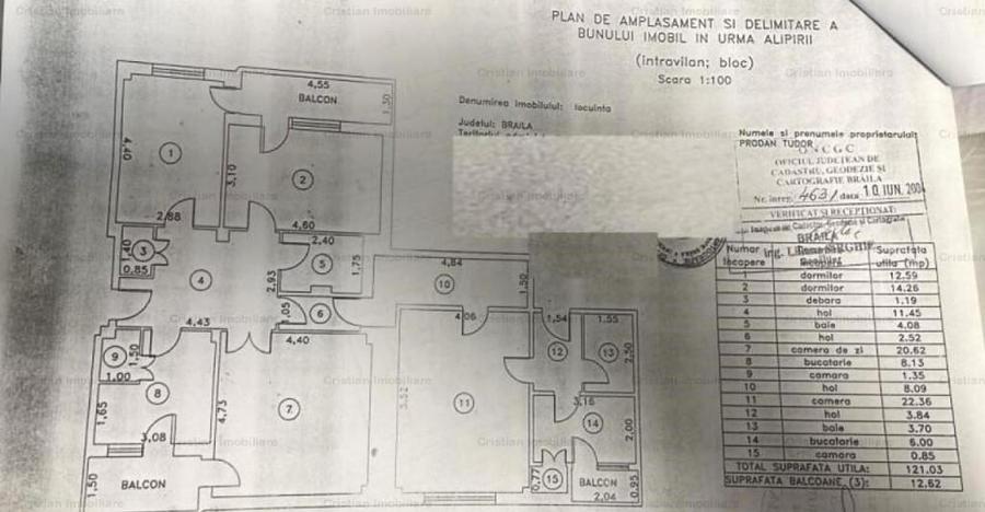 Dorobanti 135mp 4 cam conf 1 decomandat 3 balcoane - 6