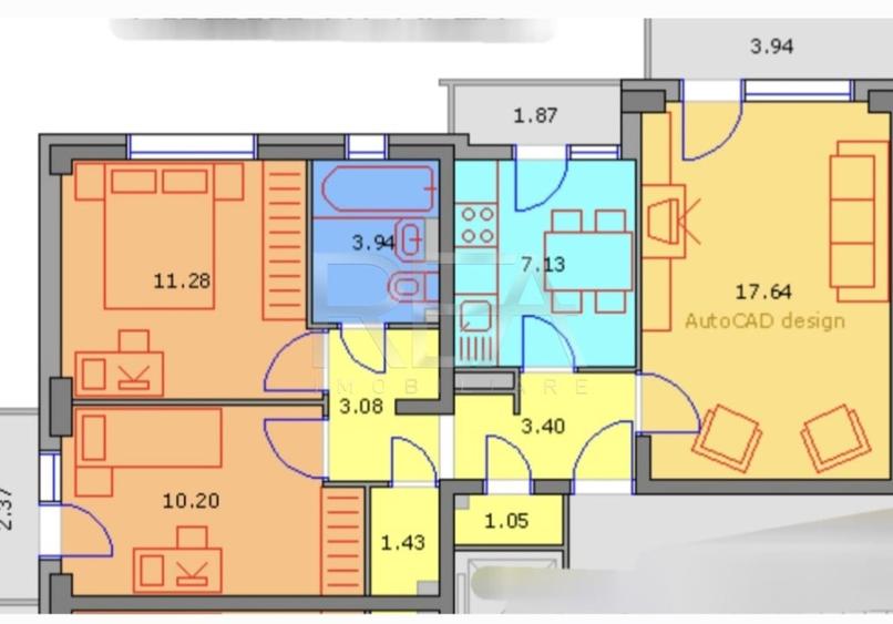 3 camere ,7/10, Politehnica-Str. Arinii Dornei. - 1