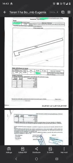 10000 mp teren extravilan Valea Lupului