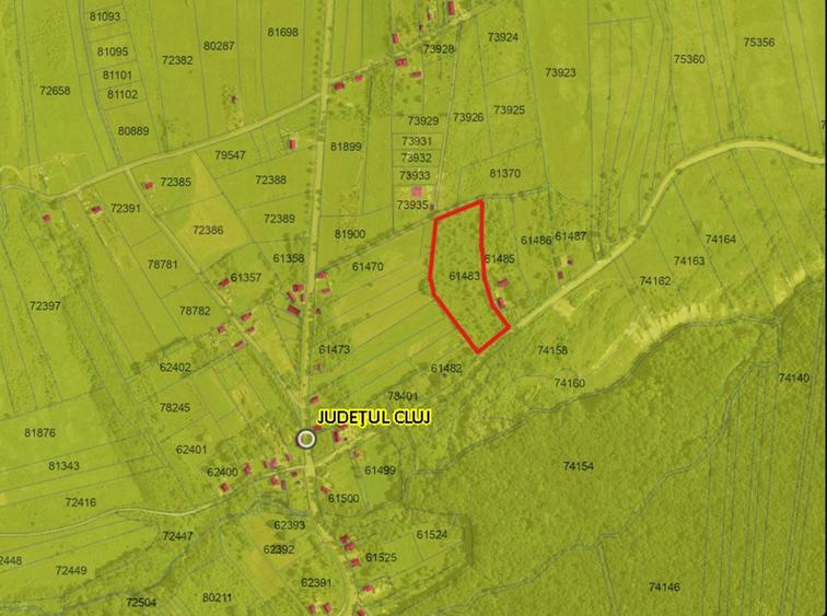 Parcele de 1000mp cu PUZ in curs de constituire Padureni COMISION 0% - 12