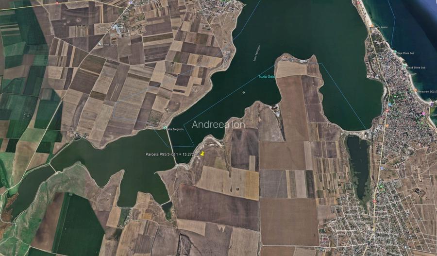 Teren intravilan Tuzla - Lac Techirghiol – 13.272 mp NEGOCIABIL