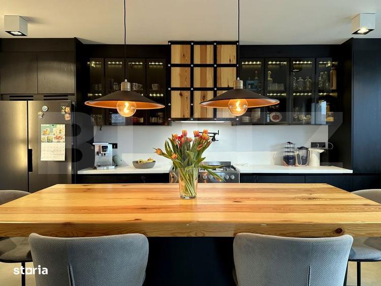 Casa moderna stil industrial, 120 mp utili, zona intrare Baciu - Cluj - 1