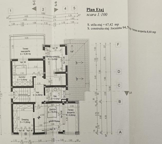 Vilă luminoasă, 4 camere, cu teren generos – Com. Plopu - 60