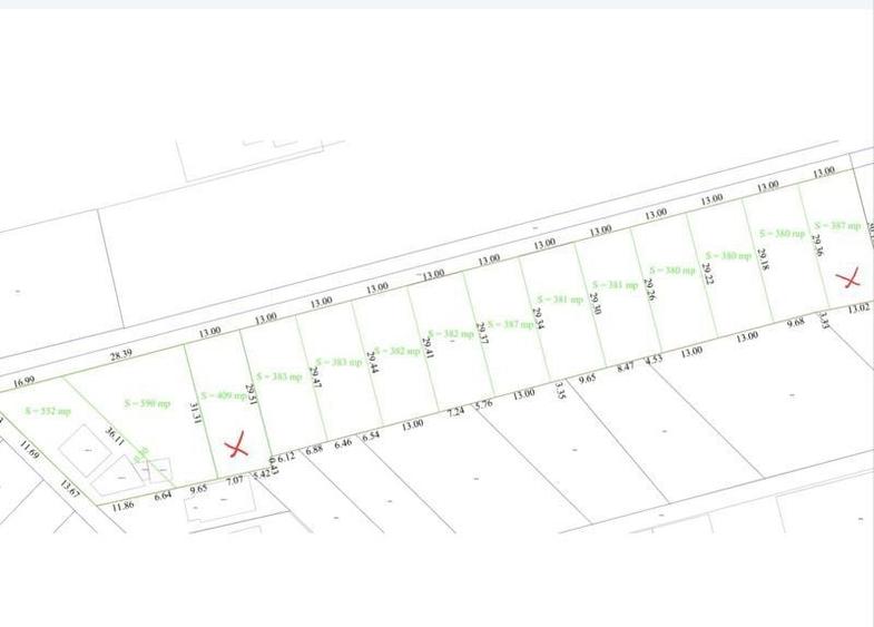Teren de vanzare in Mamaia sat str M 17 nr 80.Loturi intre 380 -5000 m - 1