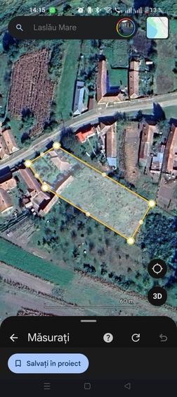 Casă cu 3 camere cu Teren 2000 Mp în Laslău Mare